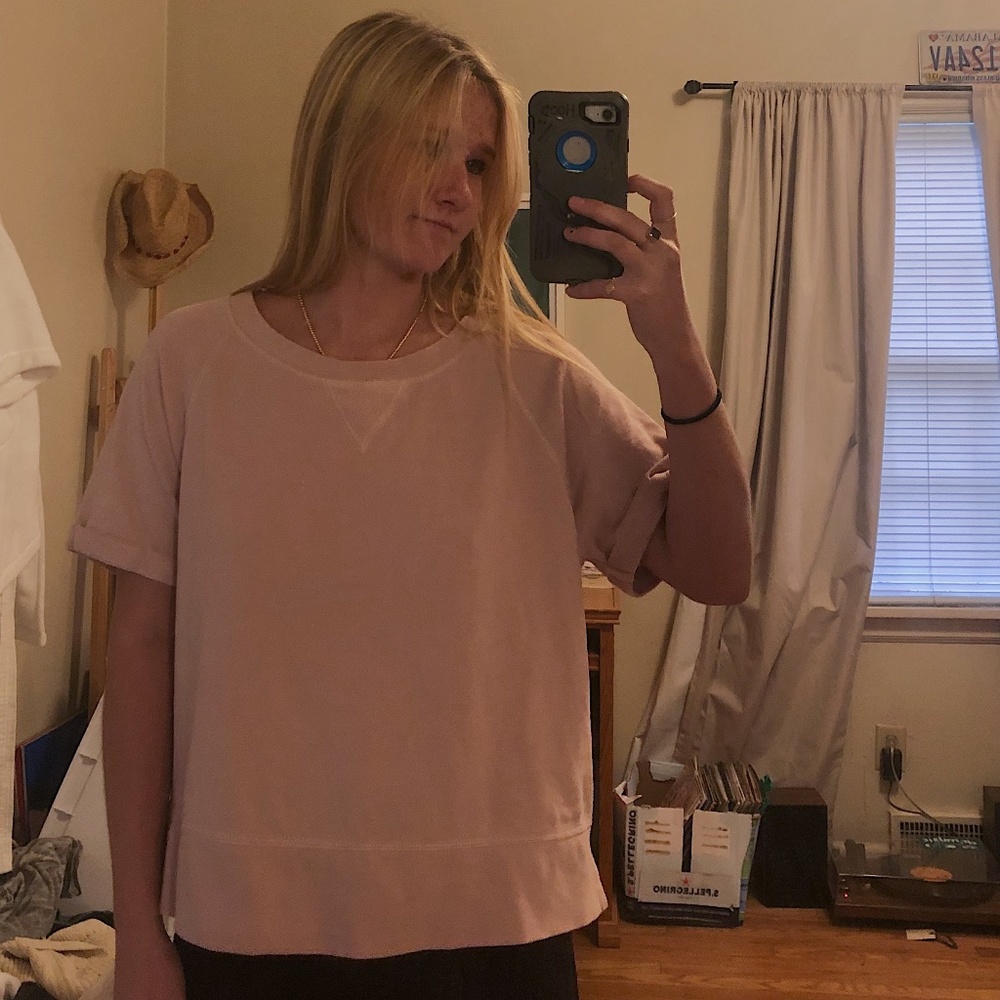 Light pink top
